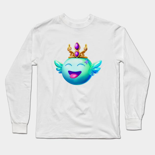 Crystal Queen Long Sleeve T-Shirt by Merlyn Morris